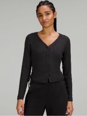 Lululemon side cinch ribbed cardigan - 8